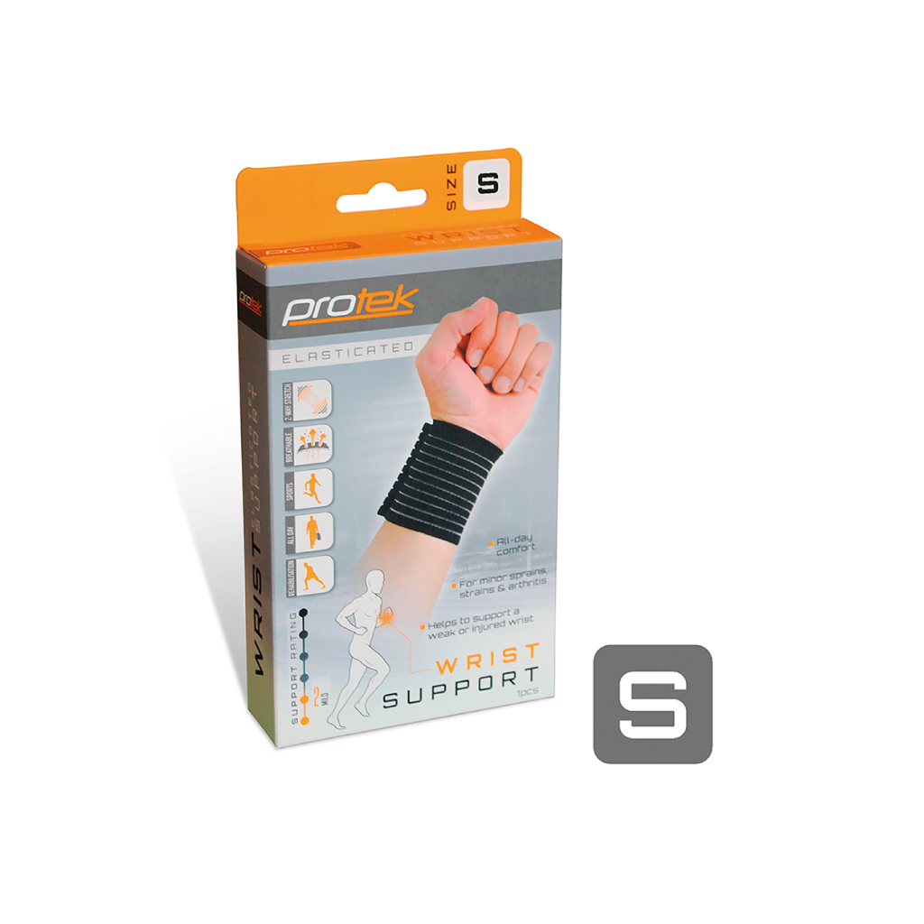 [P20007] Protek Elasticated Wrist Support Size Small