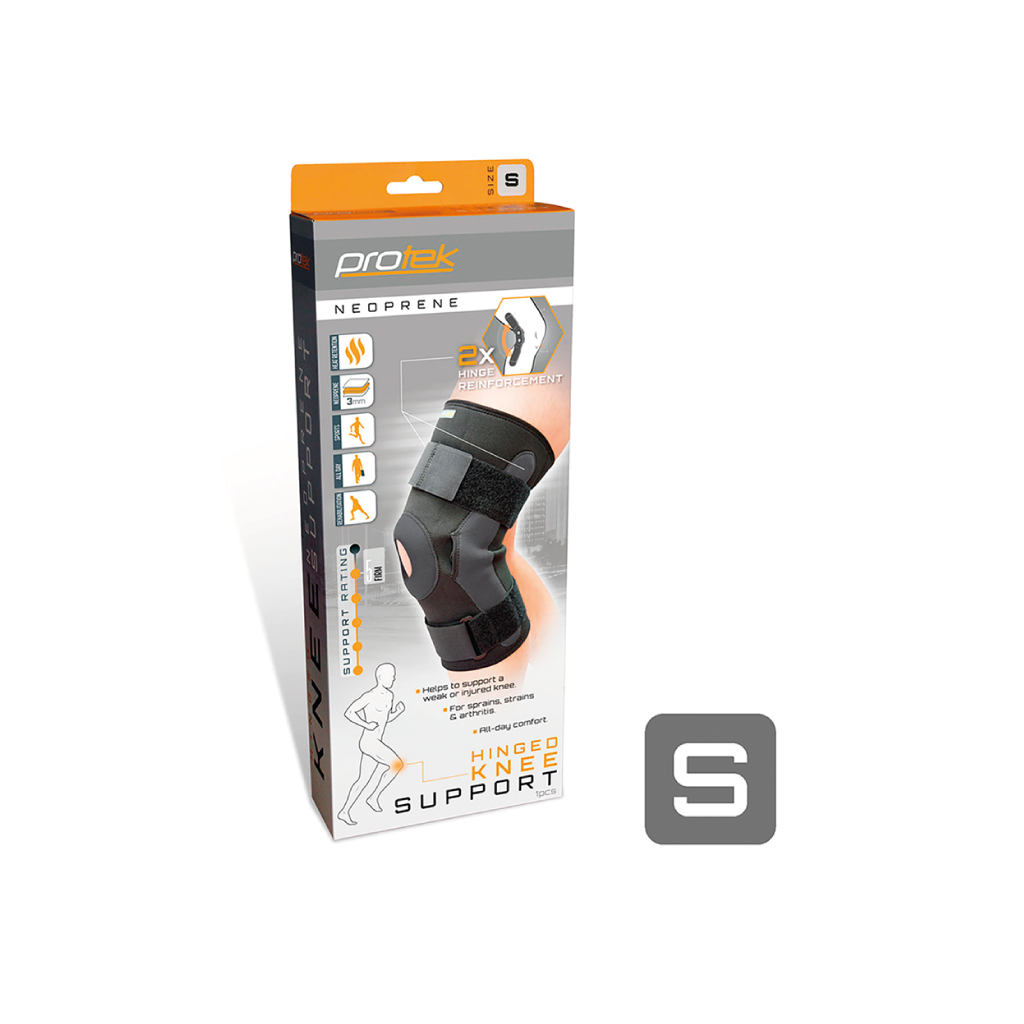 Protek Neoprene Hinged Knee Support (S)
