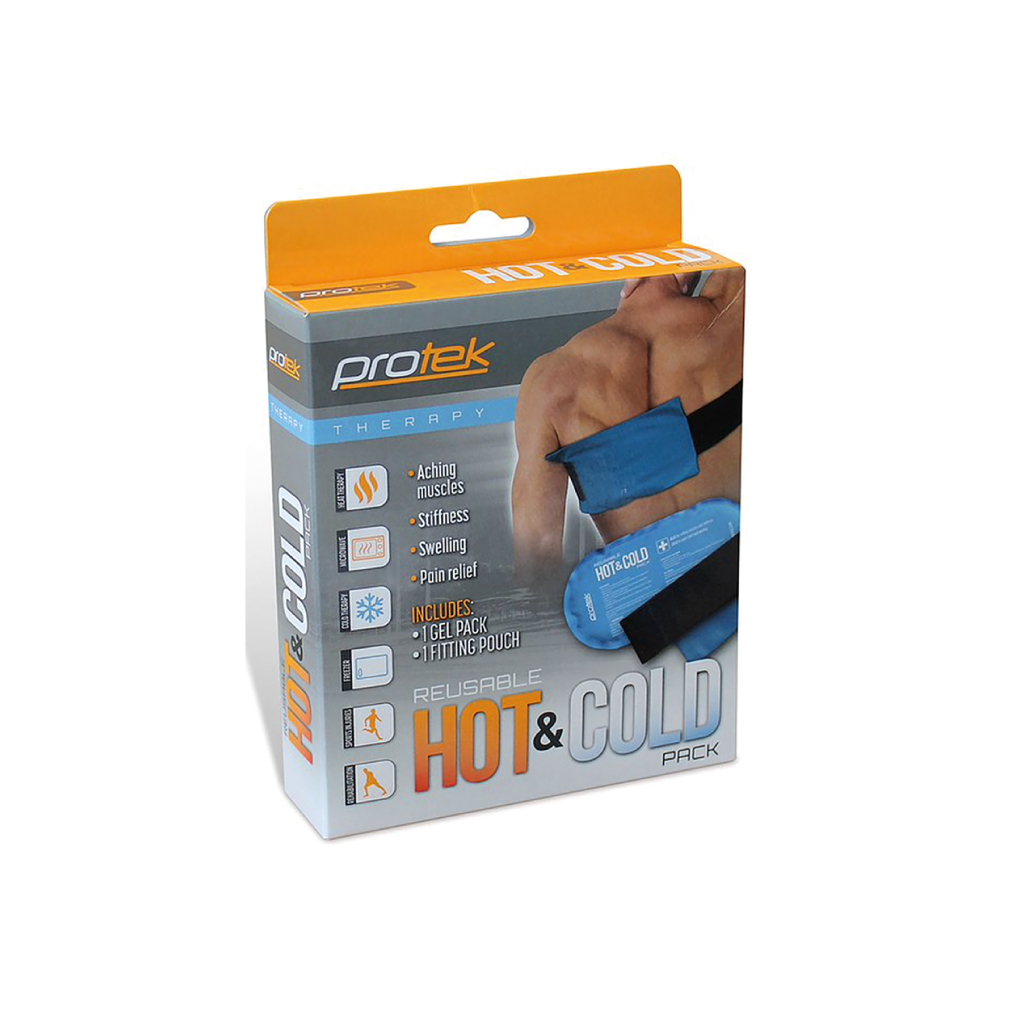 Protek Reusable Hot & Cold Gel Pack – Flexible Pain Relief