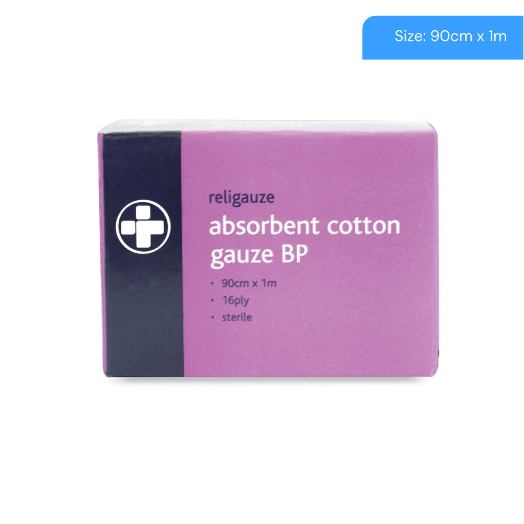 [376] Religauze Absorbent Cotton Sterile Gauze 90cm x1m