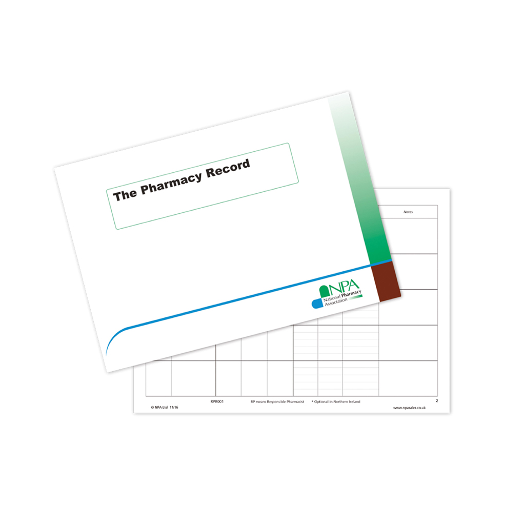 [RPR001] Responsible Pharmacist Record Book
