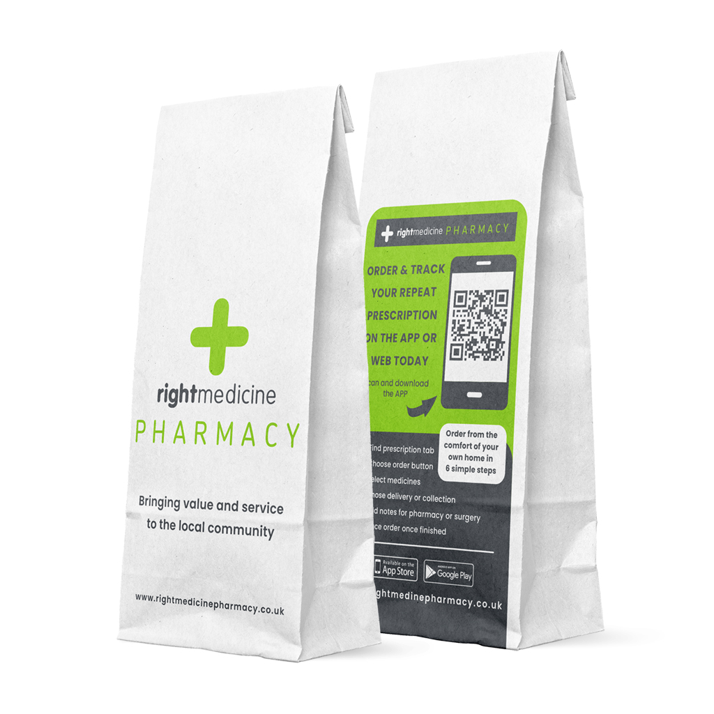 [RMP3] P3 Right Medicine Prescription Bags (Pack of 1000)