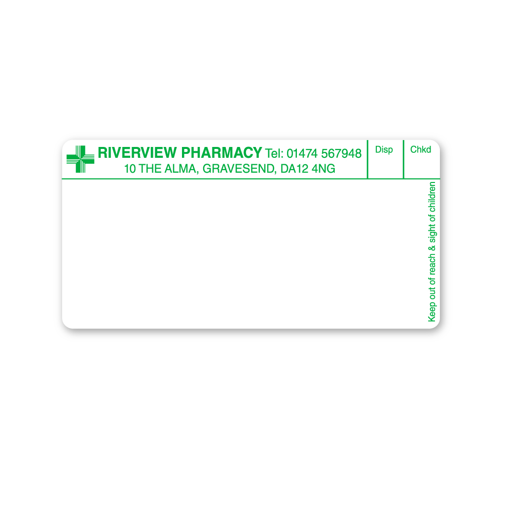 Gravesend (Riverview Pharmacy) Labels