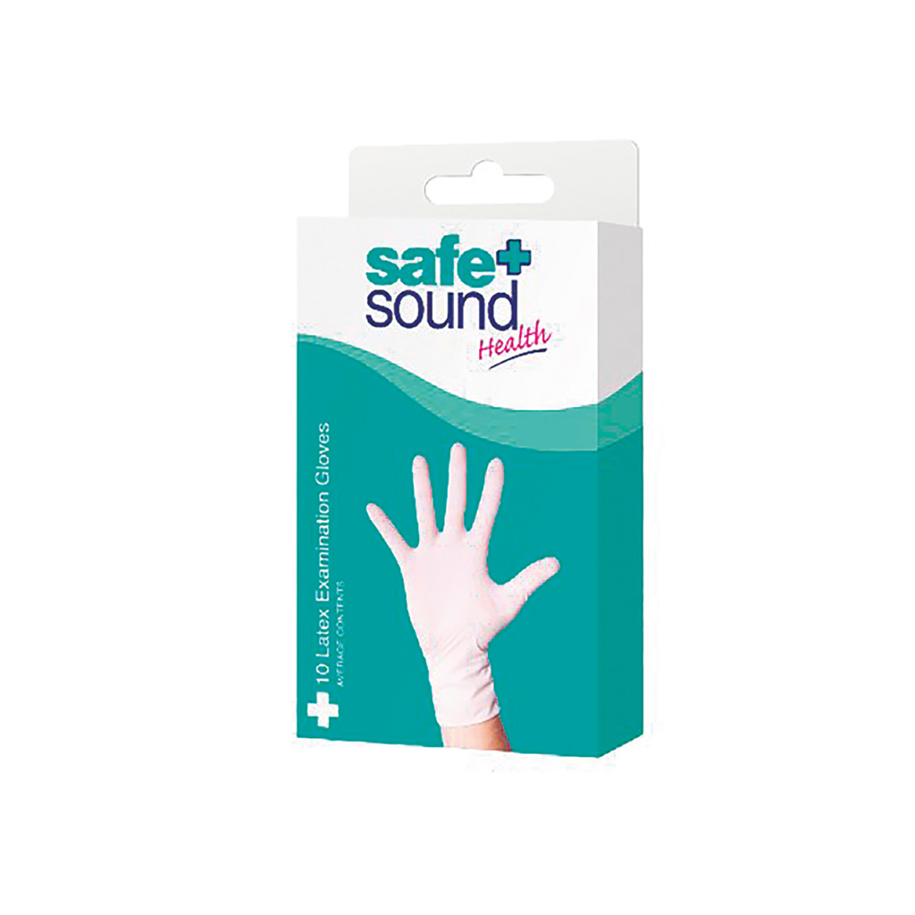 Safe & Sound Latex Examination Gloves