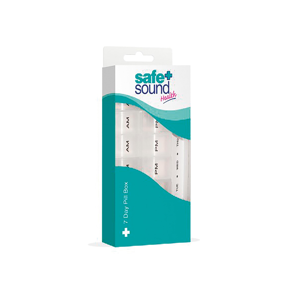 [SA8314] Safe & Sound Pill Box - 7 Day (Pack of 6)