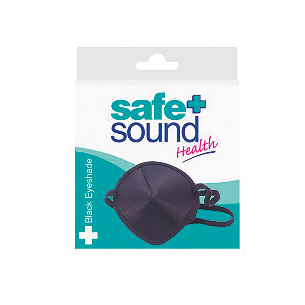 Safe & Sound Black Eyeshade