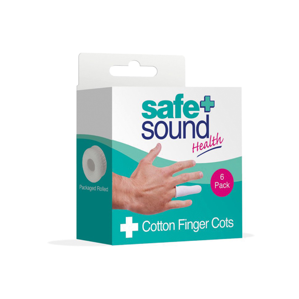 Safe & Sound Cotton Finger Cots
