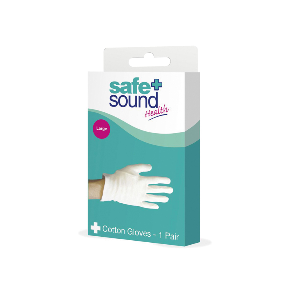 Safe & Sound Large Cotton Gloves