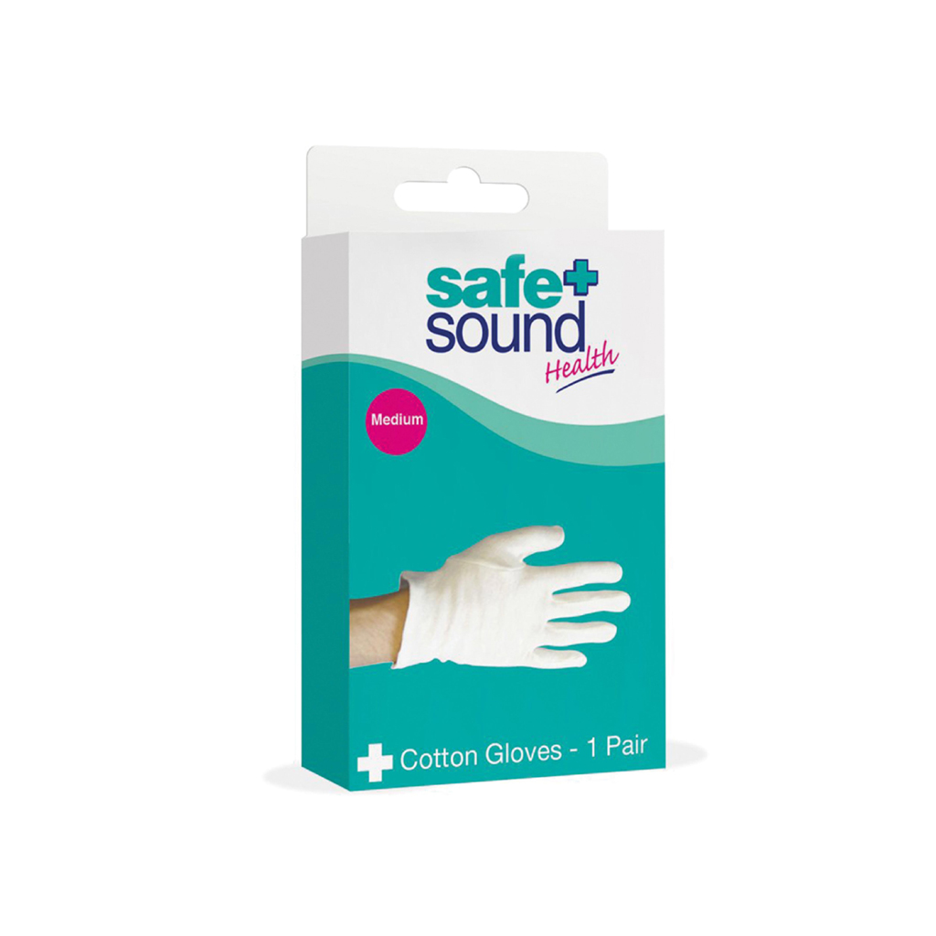 Safe & Sound Medium Cotton Gloves
