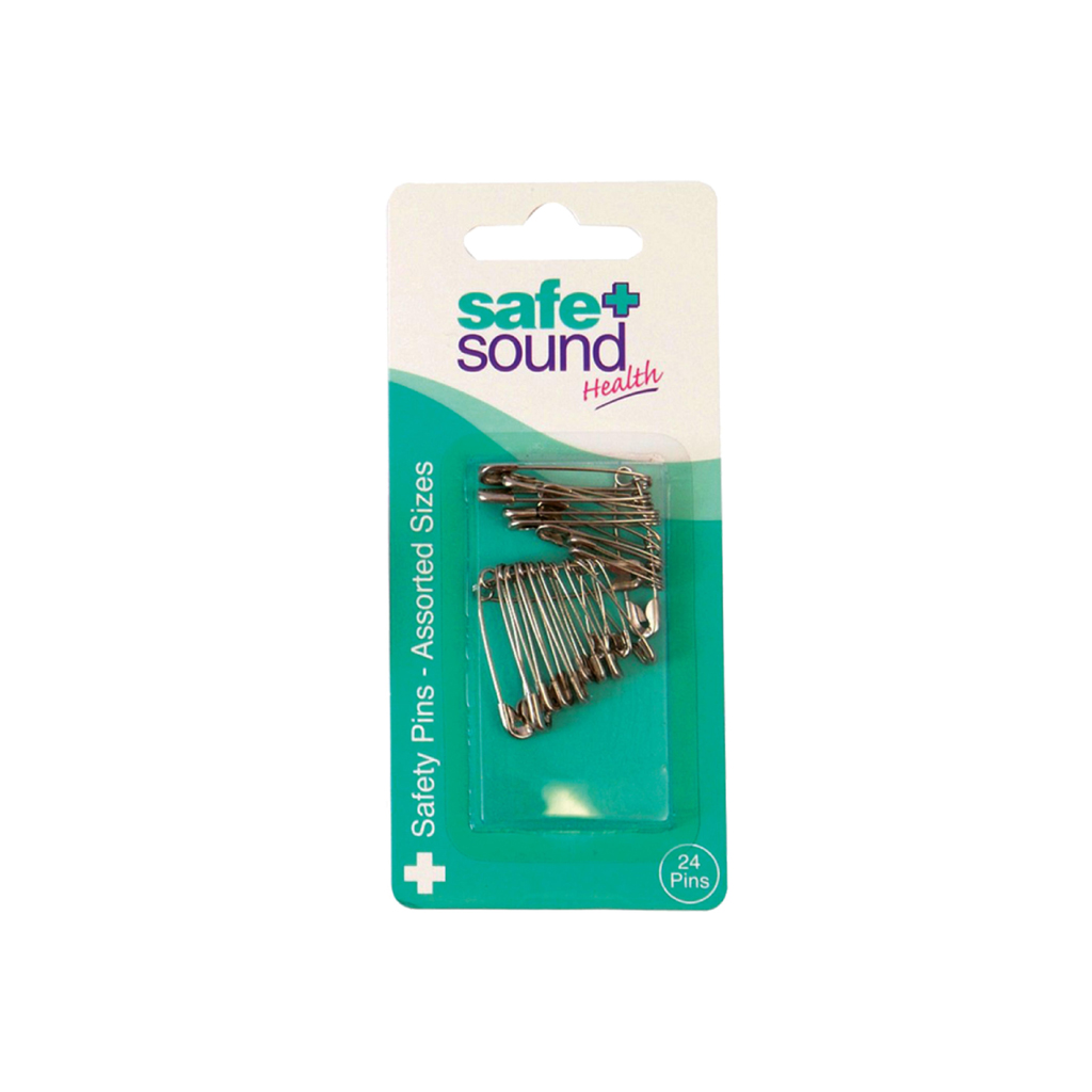 Safe & Sound  Nickel Safety Pins 