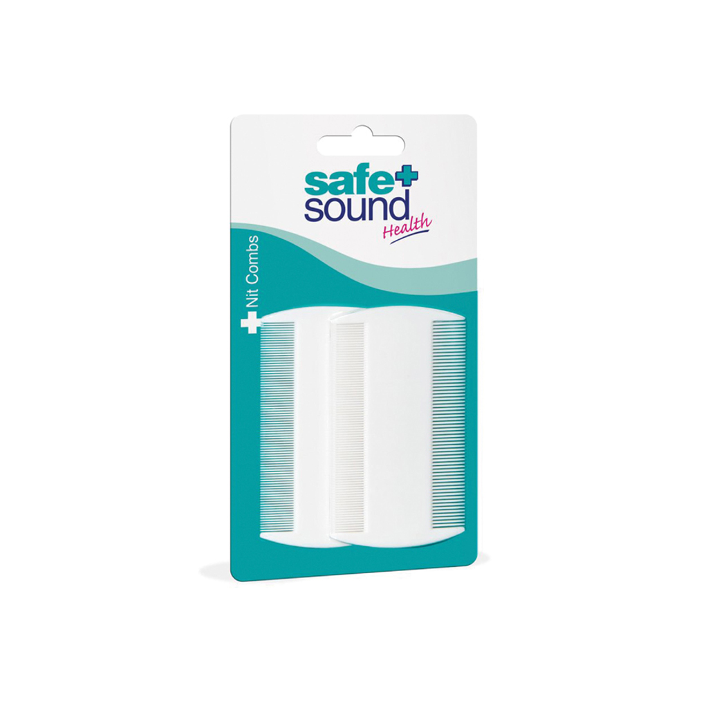 Safe & Sound Nit Combs White