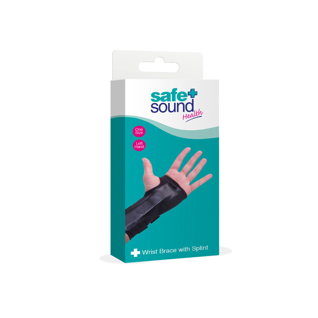 [SA8416M] Safe & Sound Splinted Left Wrist Brace