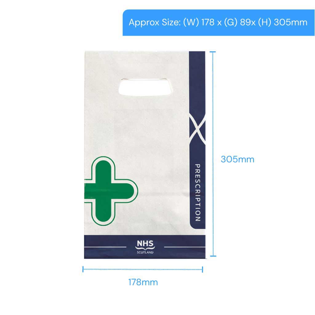[SCP5] P5 Scottish NHS Prescription Carrier Bags 