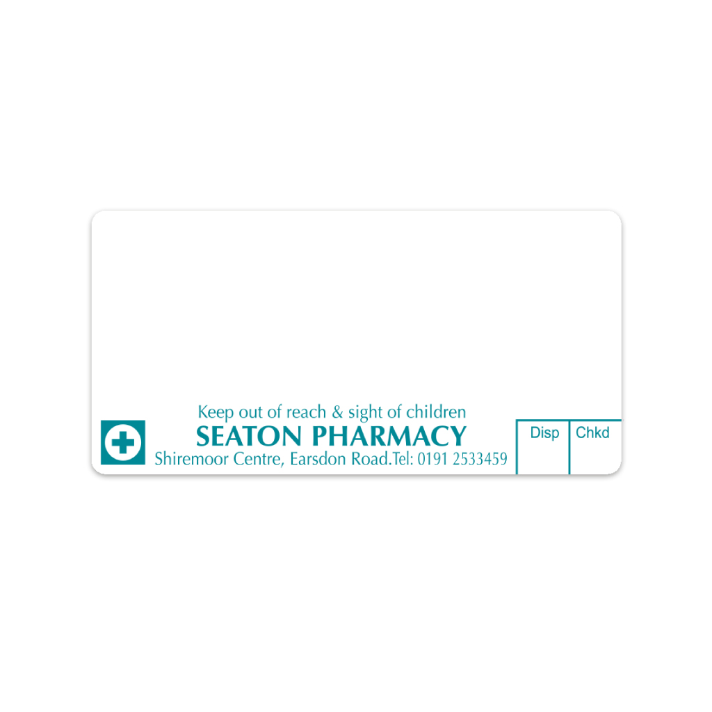 [EMT1891] Seaton Pharmacy Labels