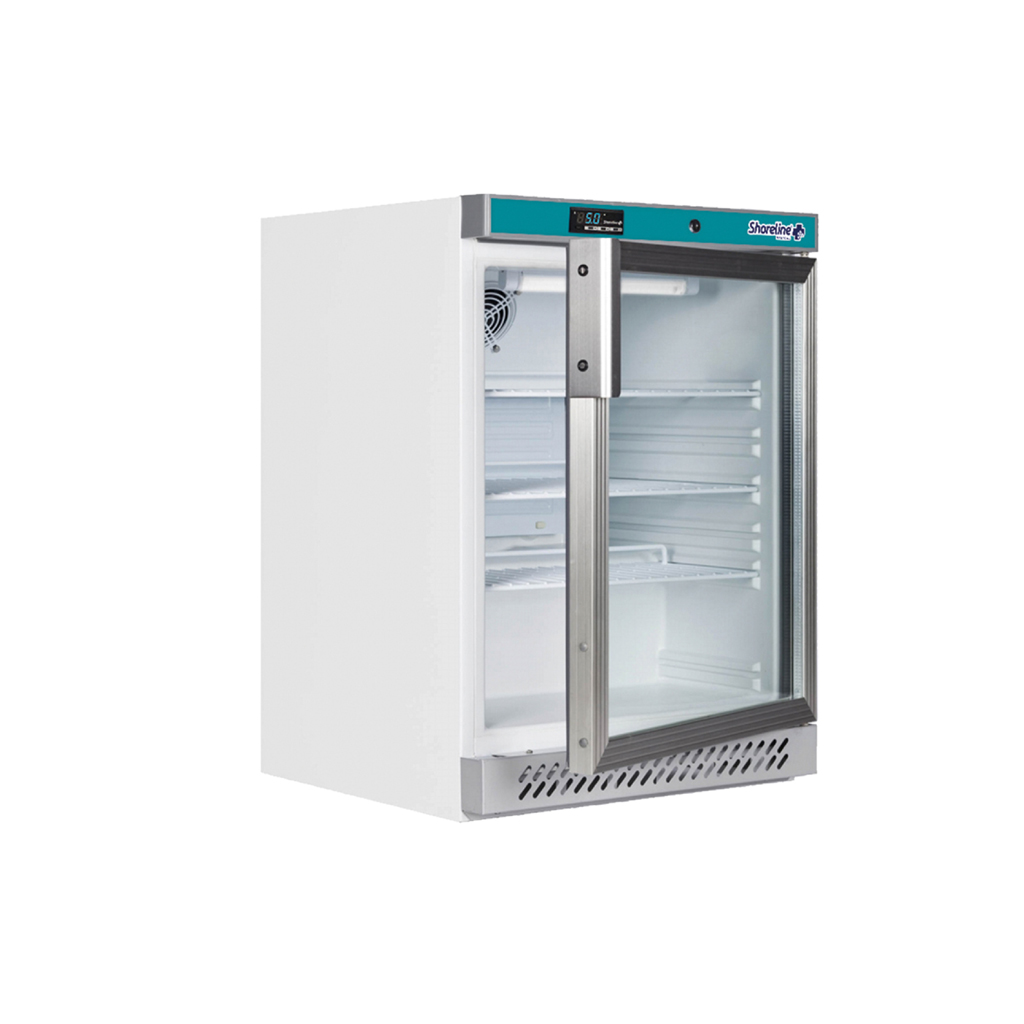 SHORELINE Refigerator 141l, glass door