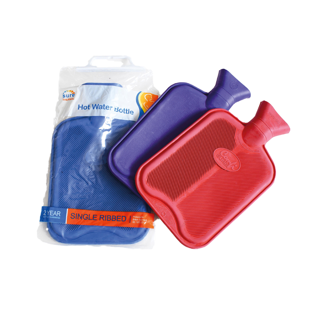 Single Ribbed Hot Water Bottles