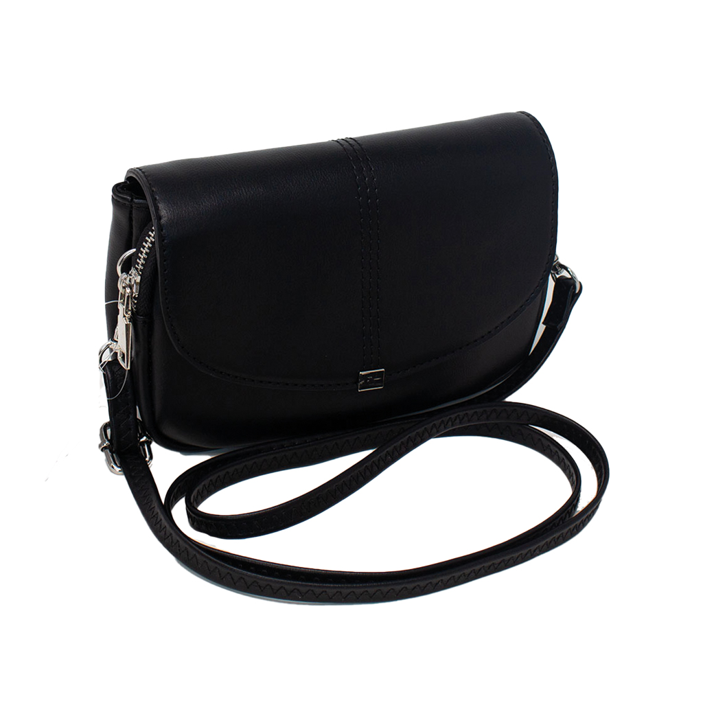 Small Zip Handbag Black