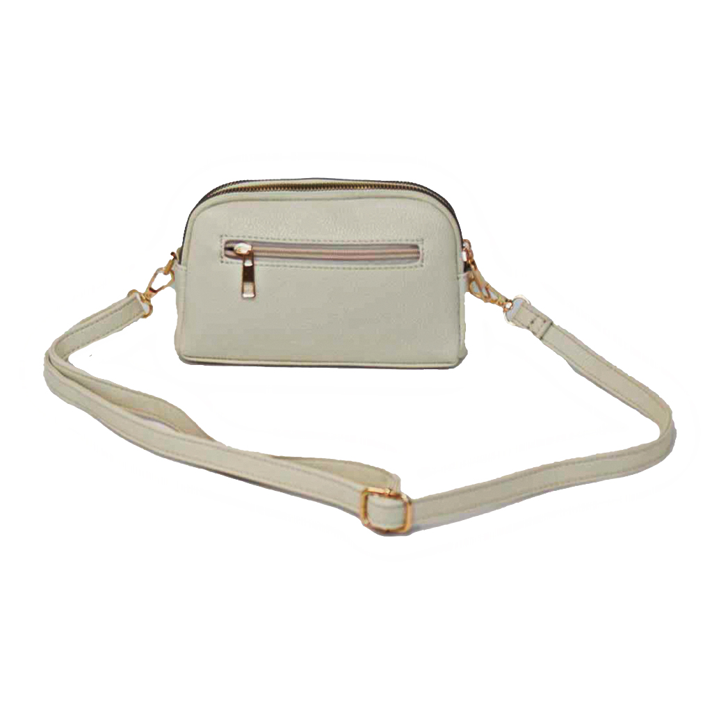 Small Zip Handbag Ivory