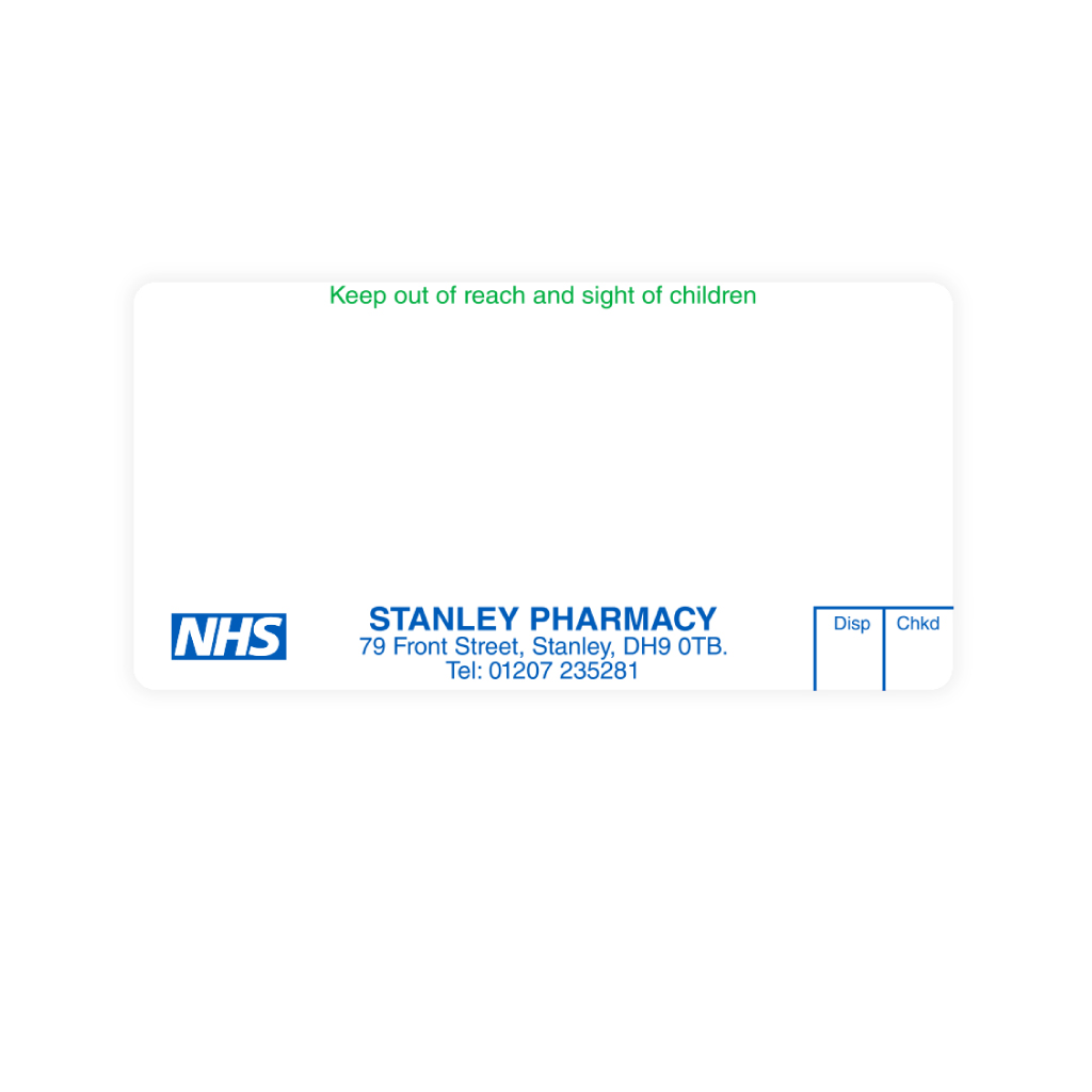 Stanley Pharmacy Labels 