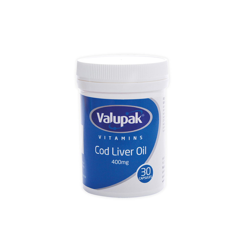 [2509206] Valupak Cod Liver Oil - 400mg, 30 Capsules