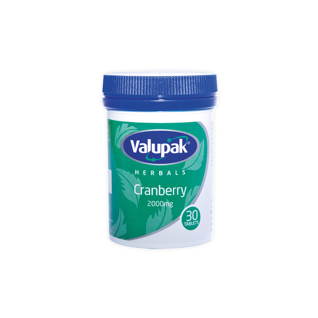 [2855096] Valupak Cranberry - 2000mg, 30 Tablets 