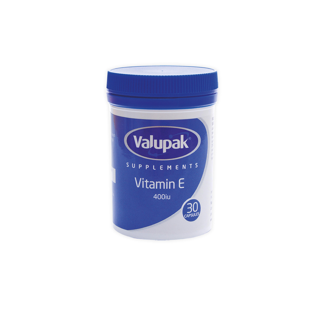 [3408077] Valupak Vitamin E Caps 400mg 30s