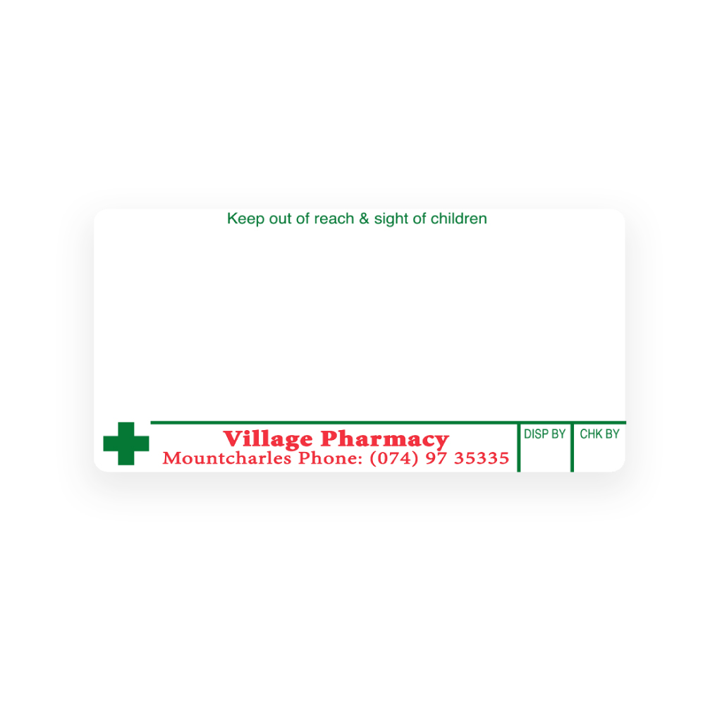 [EMTLS4652] Village Pharmacy Liam Skelly Labels