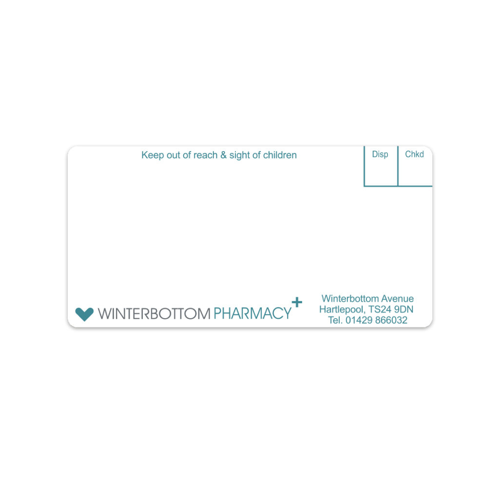 [EMT1758] Ascent Group   Winterbottom Pharmacy Labels 