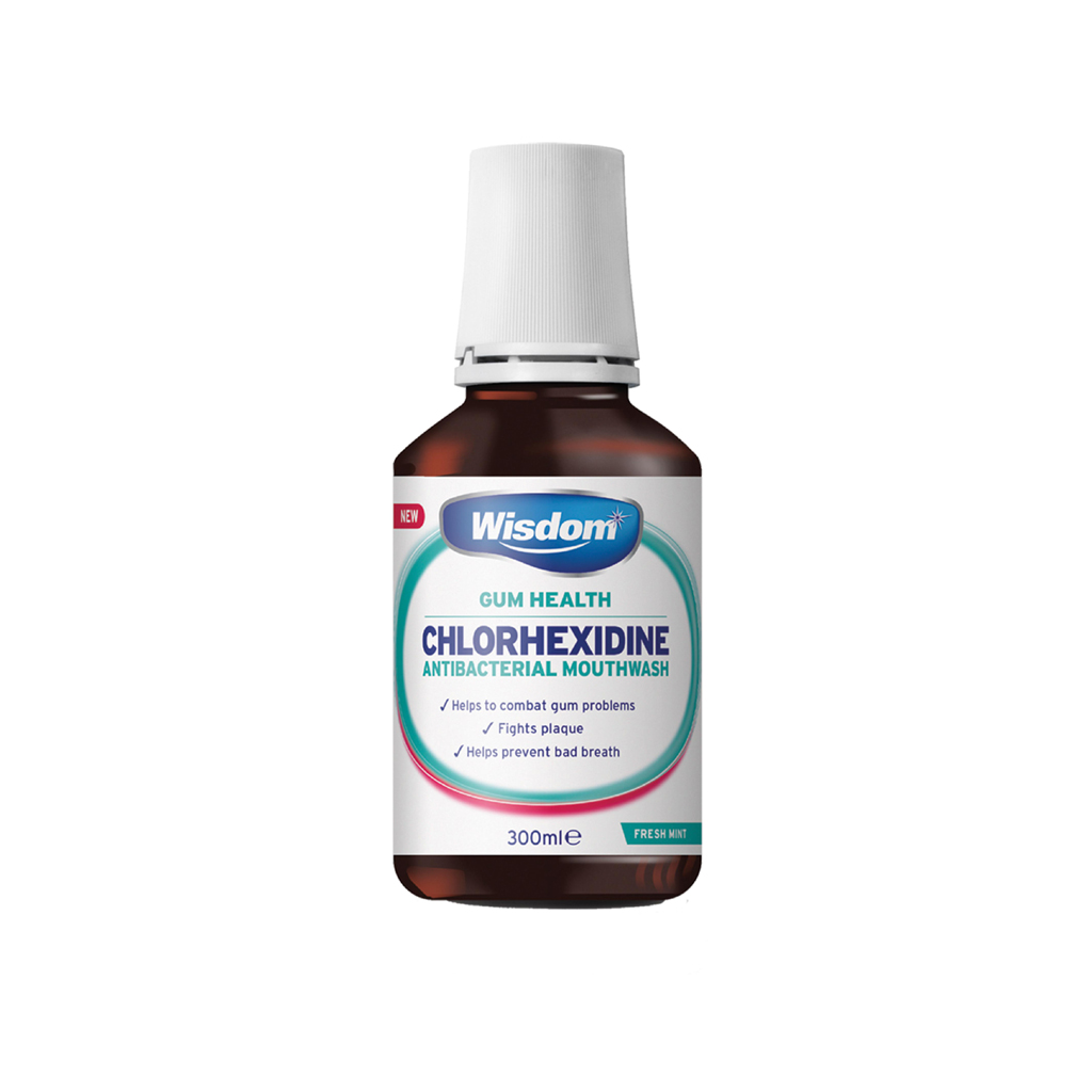 Wisdom Mouthwash Chlorhexidine Mint