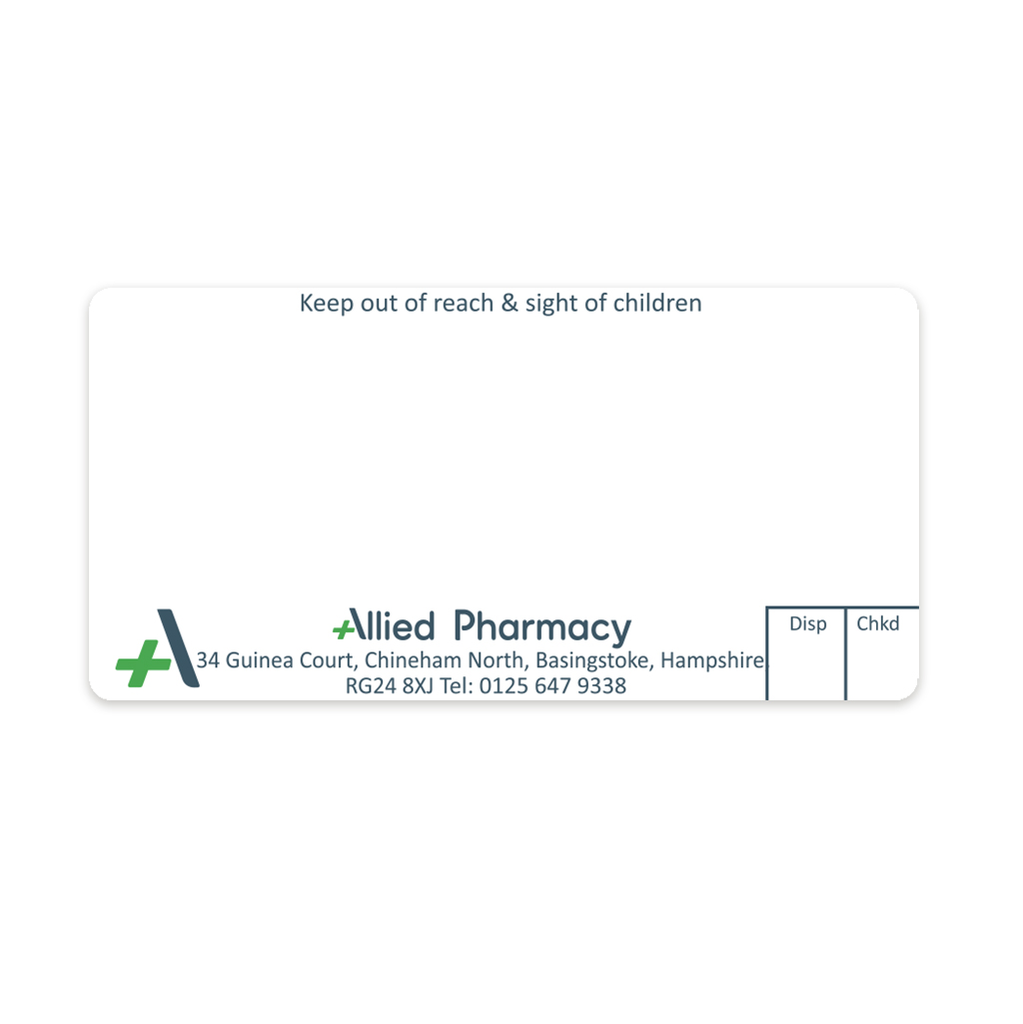 Woodbridge Road Dispensing Labels