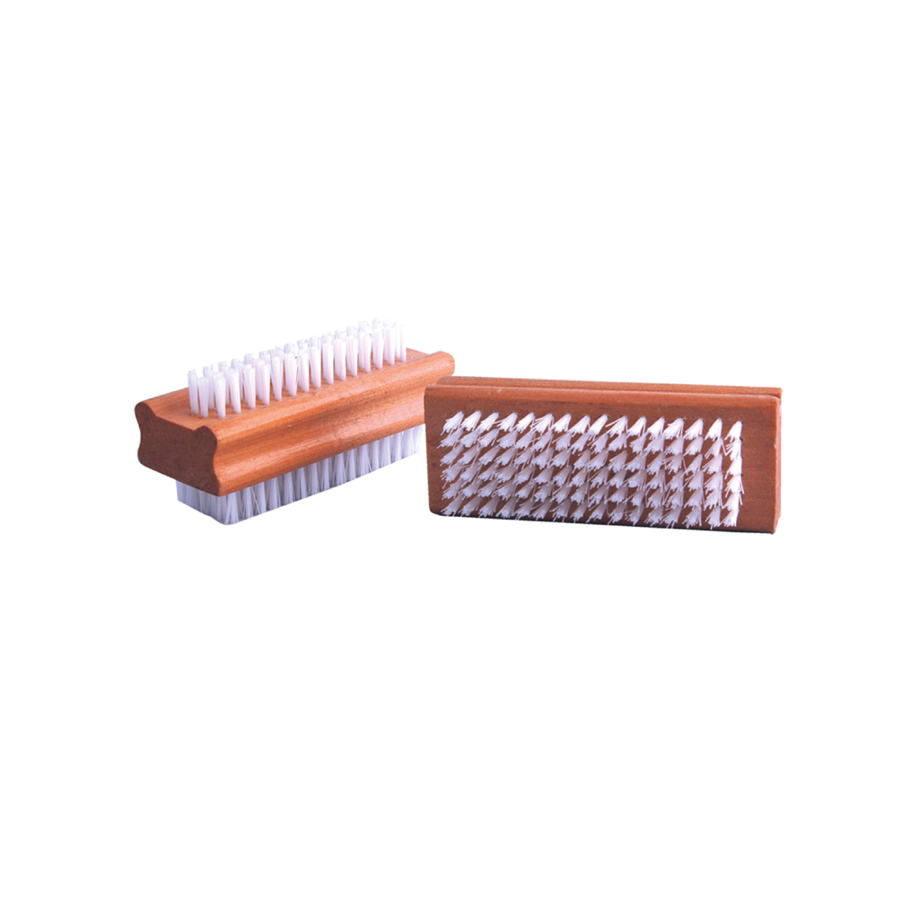 [SE02436] Wooden Nylon Bristle Nailbrush