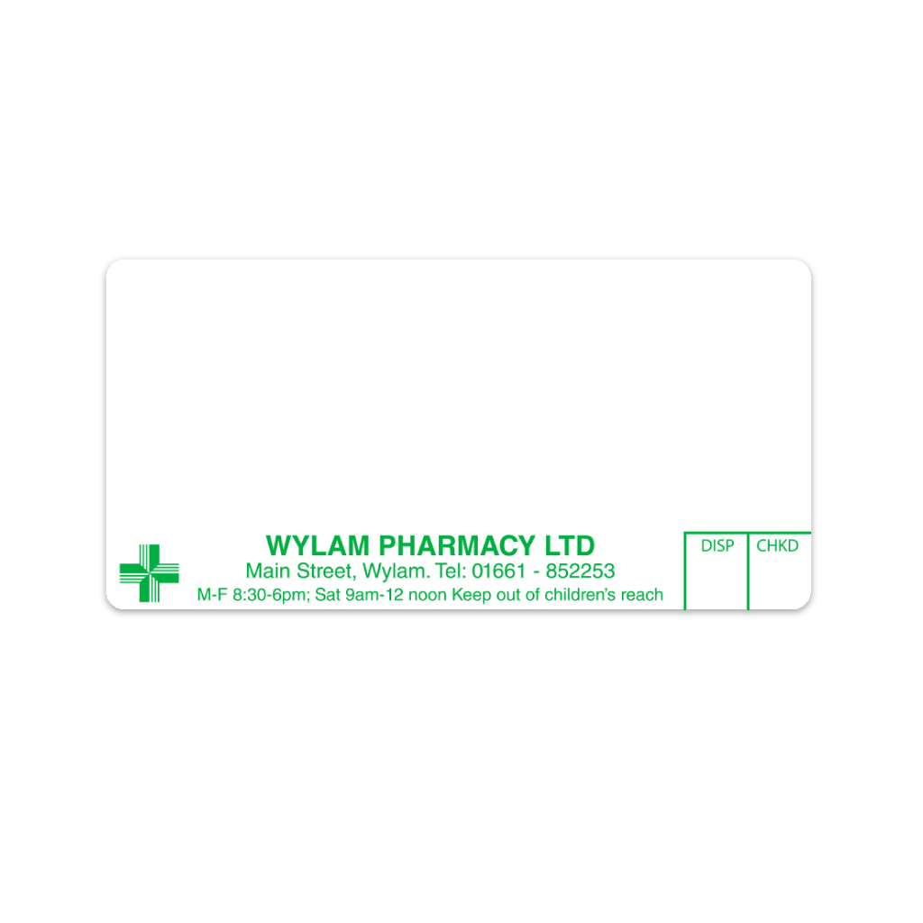[AZEMT3177] Wylam Pharmacy Labels