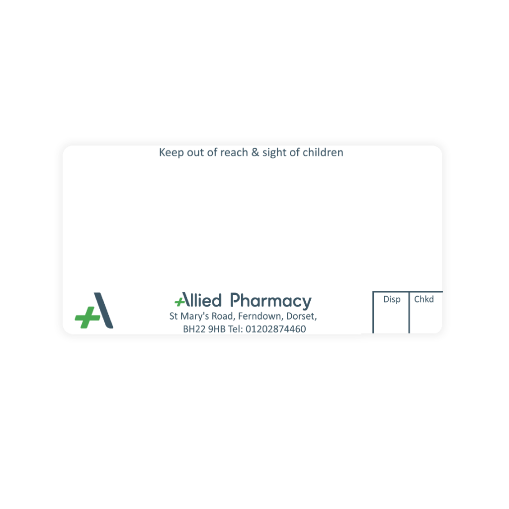 Allied Ferndown Pharmacy Labels