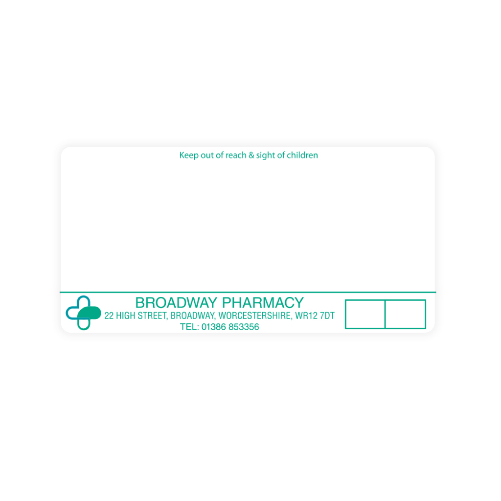 [EMT4674] Arsalan Khan Group Broadway Pharmacy Labels