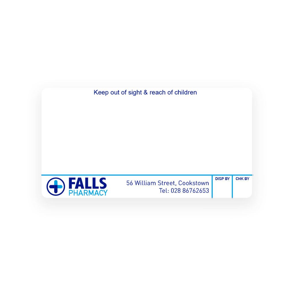 [EMTLS3706] Falls Pharmacy Liam Skelly Labels