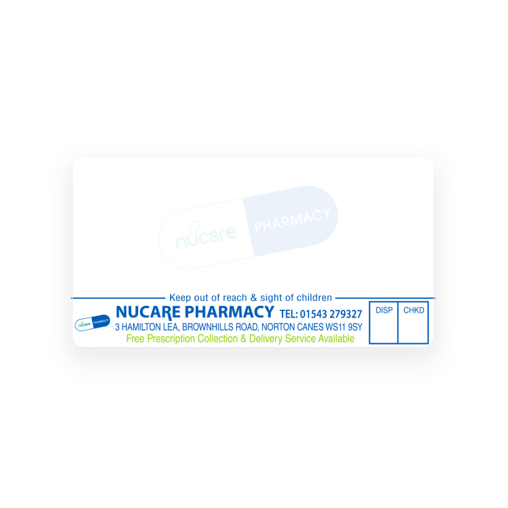 Nucare Pharmacy Labels