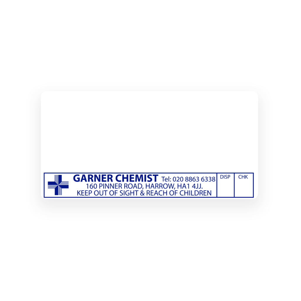 [EMT4693] Garner Chemist Labels