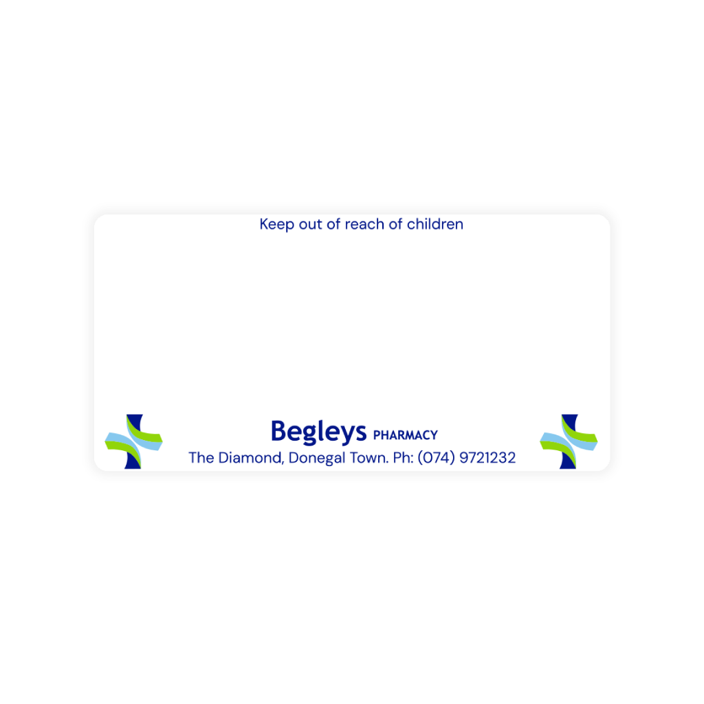 Begleys Pharmacy - Liam Skelly Labels