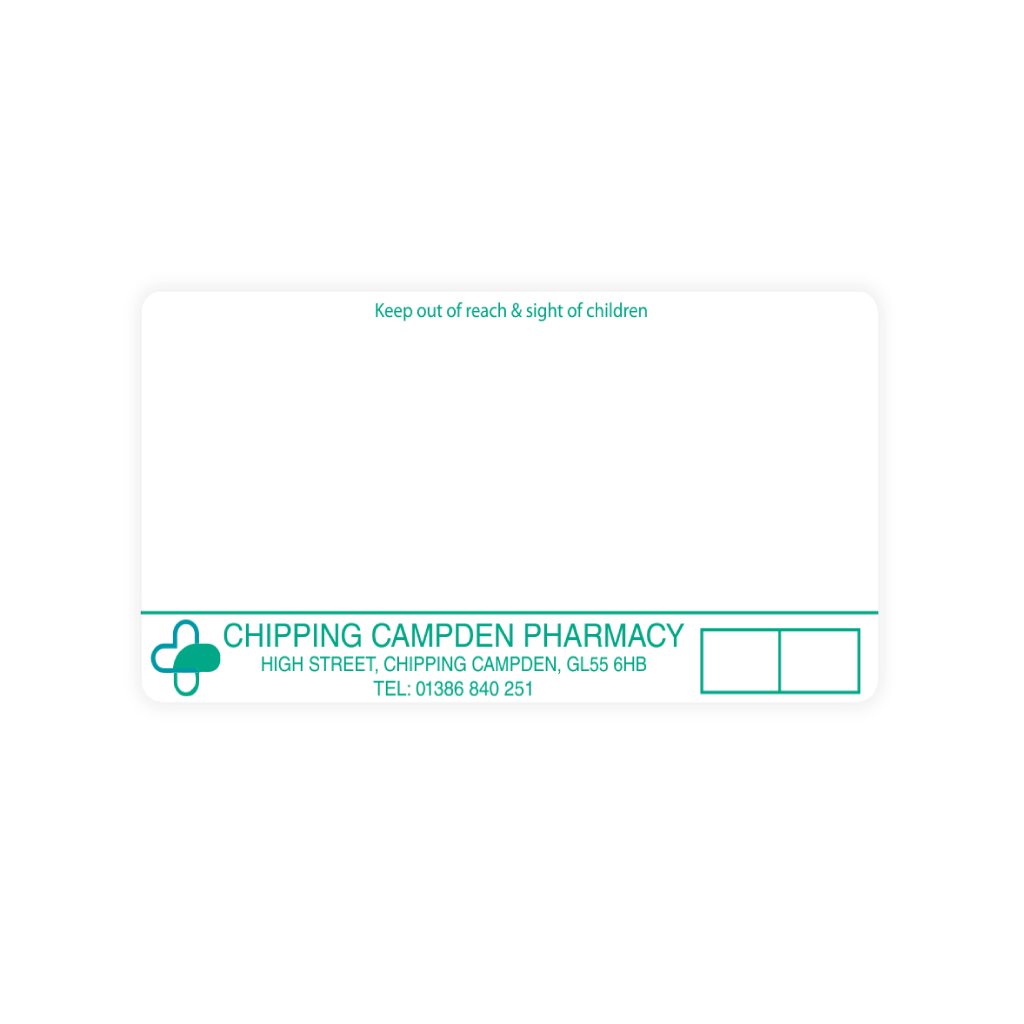 Chipping Campden Pharmacy Labels