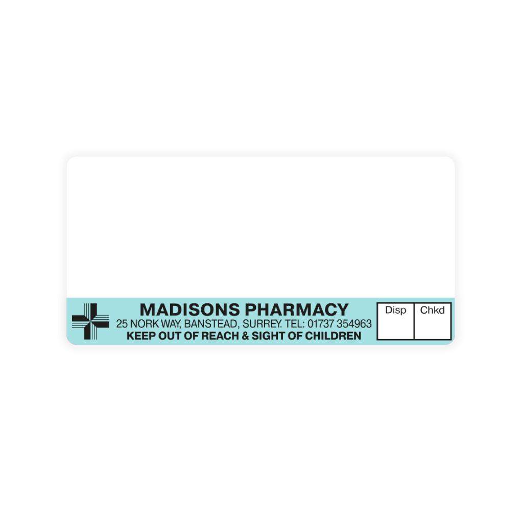 [EMT4613] Madisons Pharmacy Labels