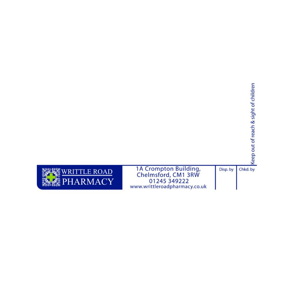 Writtle Road Pharmacy Labels 