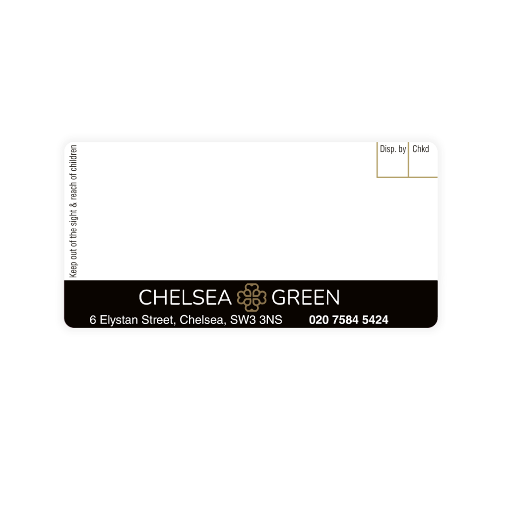 [EMT4706] Chelsea Green Pharmacy Labels