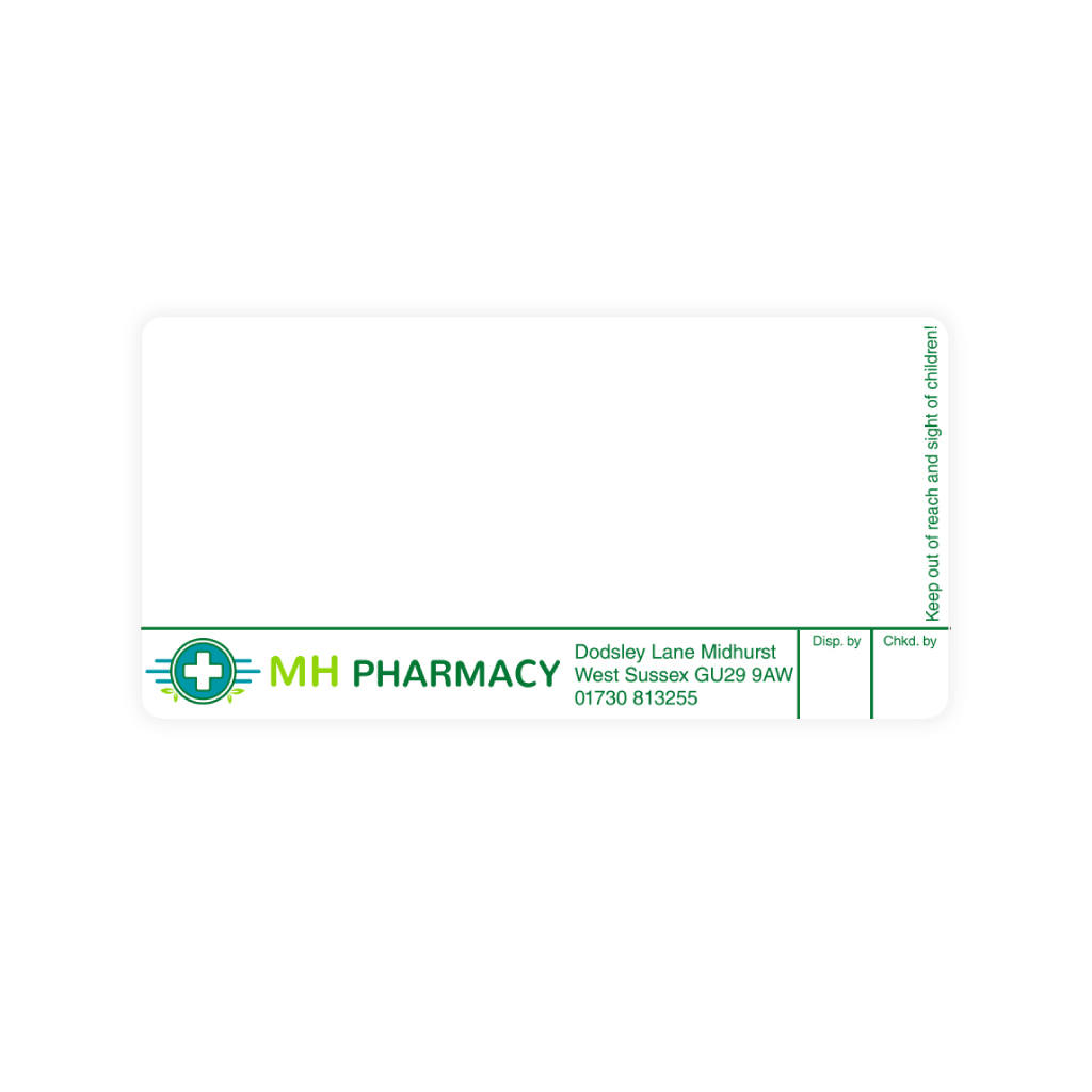 MH Pharmacy Labels