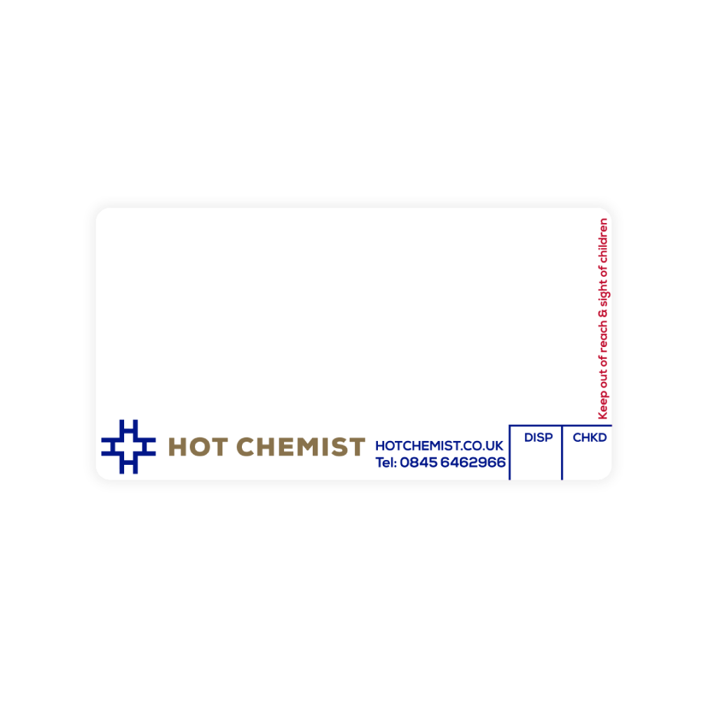 [EMT4722] Hot Chemist Pharmacy Labels 