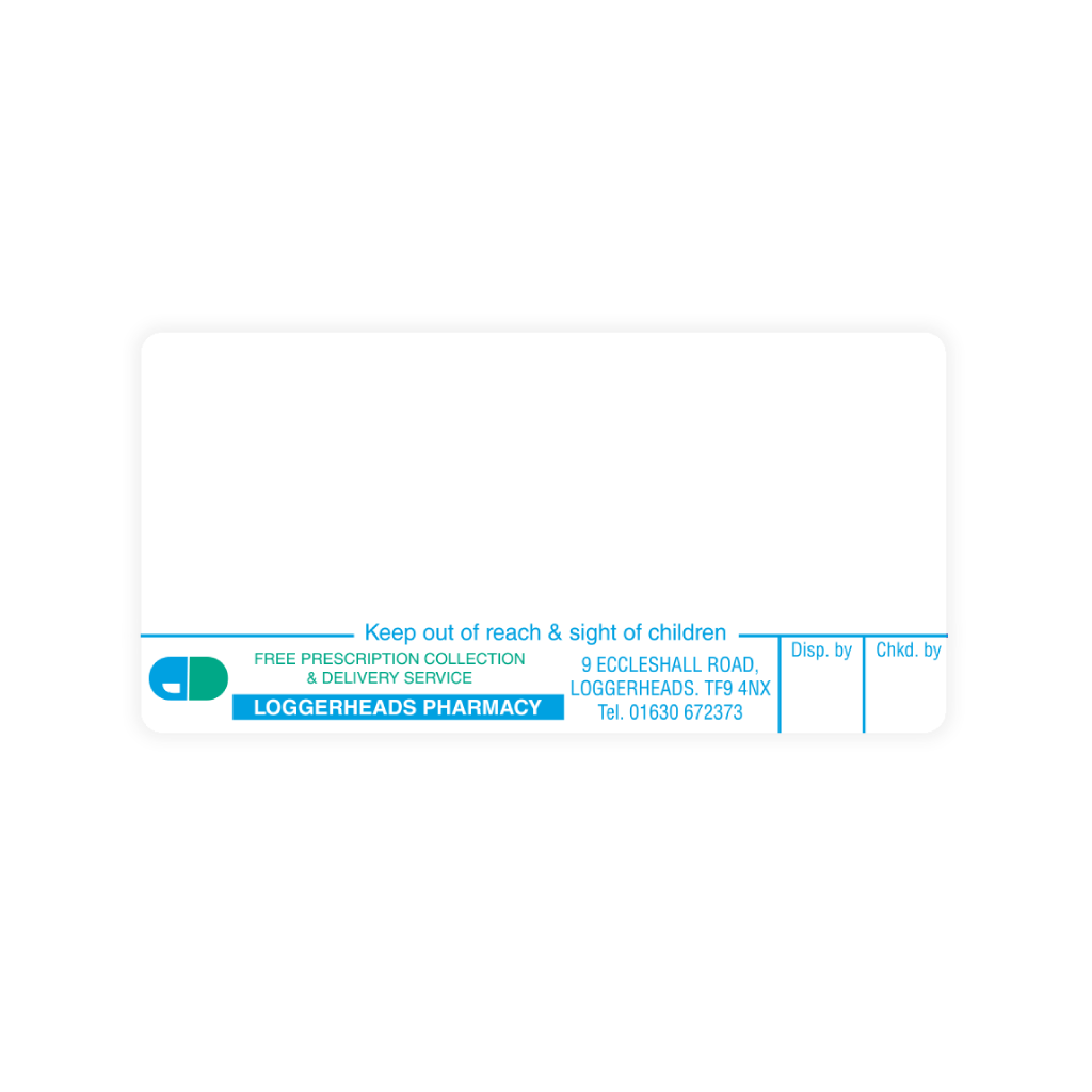 [EMT4723] Loggerheads Pharmacy Labels 