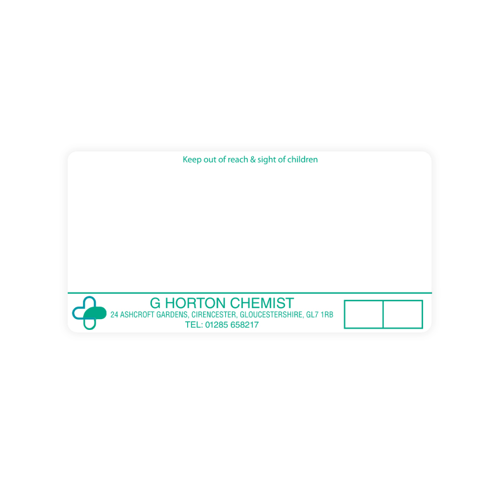 Arsalan Khan Group G Horton Chemist Ashcroft Labels