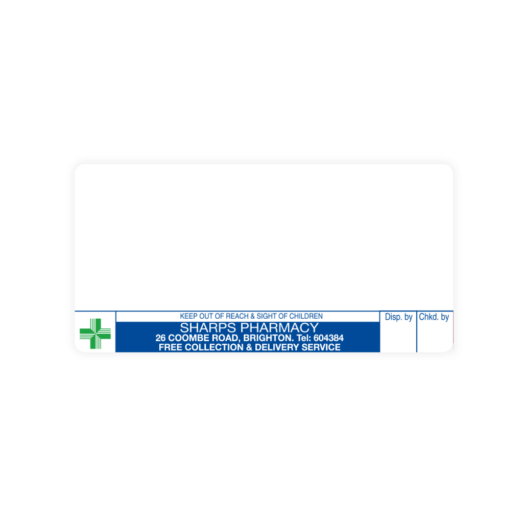 [EMT232] Sharps Pharmacy Labels