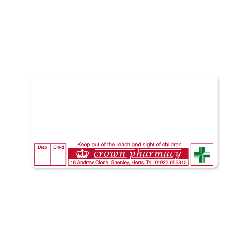 [EMT4745] Crown Pharmacy Labels