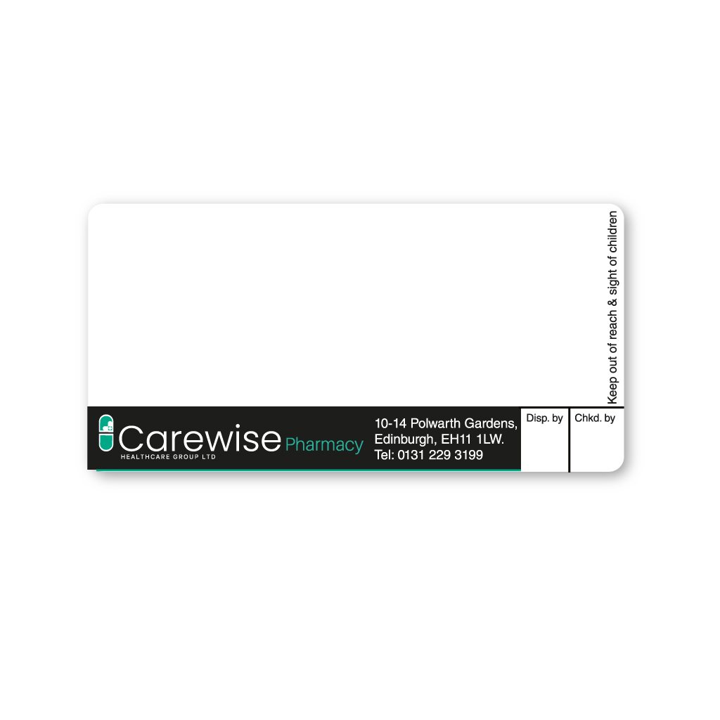 Carewise Pharmacy Labels 