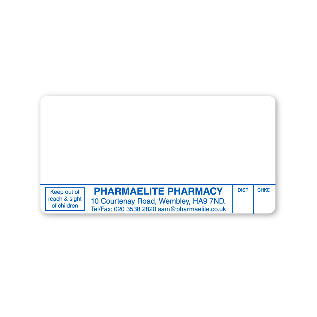 [EMT4750] Pharmaelite Phramacy Labels